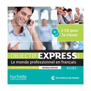 Objectif Express 1 Nouvelle Ed. płyty CD Int (x2)