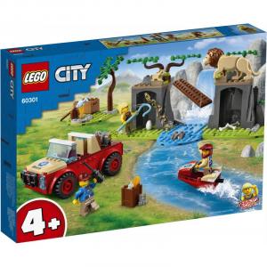LEGO City Wildlife. Terenówka ratowników dzikich zwierząt 60301