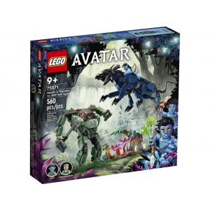 LEGO Avatar. Neytiri i Thanator kontra Quaritch w kombinezonie PZM 75571