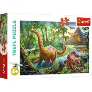 Puzzle 60 Wędrówka dinozaurów 17319