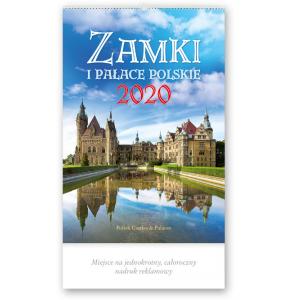 RW04 Kalendarz reklamowy 2020. Zamki i pałace polskie