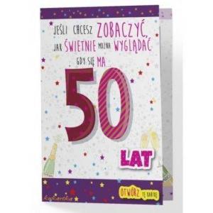 Karnet DK-488 Urodziny 50 Lat (Lusterko)