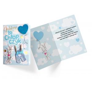 Karnet DK-782 Narodziny (chłopczyk)