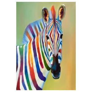 Malowanie po numerach. Zebra 40 x 50 5570