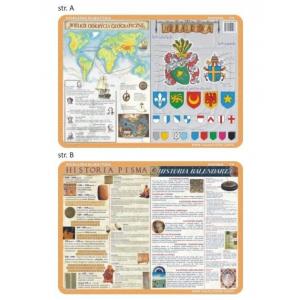 Podkładka edukacyjna 016 Historia. Wielkie Odkrycia Geograficzne, Heraldyka, Pisma i Kalendar