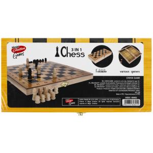 Gra szachy drewniane. Mega creative 489692