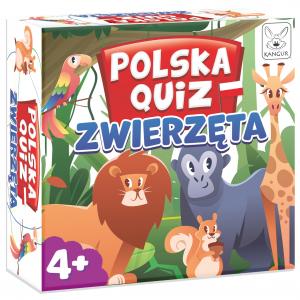Polska Quiz. Zwierzęta 4+. Gra planszowa. Kangur