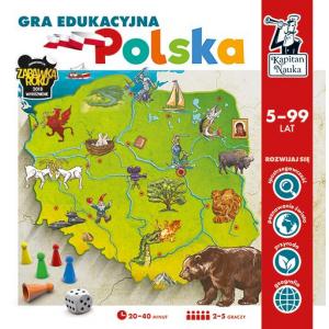 Kapitan Nauka. Polska. Gra edukacyjna. Wydanie II
