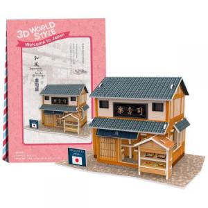 Puzzle 3D Domki świata Japonia Sushi House