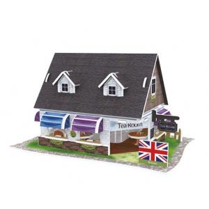 Puzzle 3D Domki świata Wielka Brytania Tea House