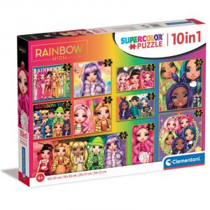 Puzzle 10 w 1. Rainbow High. Clementoni 20273
