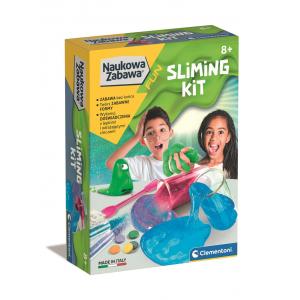Naukowa zabawa. Doświadczenia slime. Sliming kit. Clementoni 50722