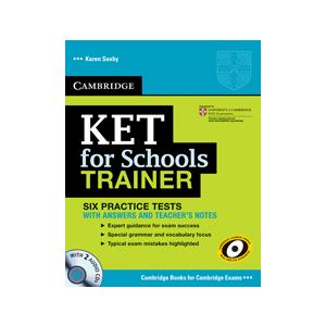 KET for Schools Trainer Practice Tests with Answers +Audio CDs (2) OOP