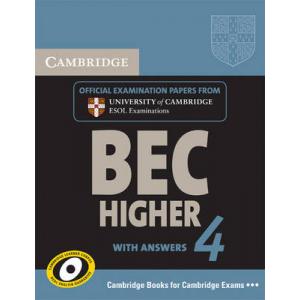 Cambridge BEC Higher 4.    Podręcznik z Odpowiedziami
