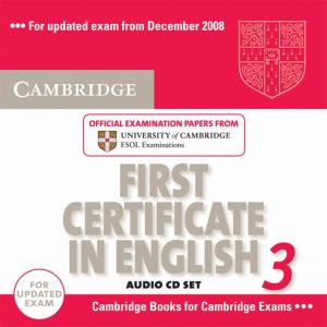Cambridge First Certificate In English 3. CD do Podręcznika