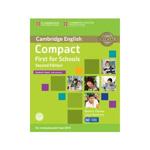 Compact First for Schools 2ed Student's Book with Answers +CD-ROM