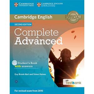 Complete Advanced 2ed SB with Answers with CD-ROM with Testbank