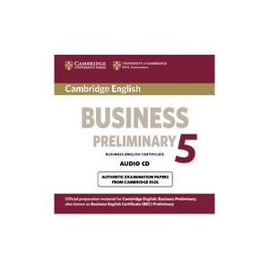 Cambridge English Business 5 Preliminary Audio CD
