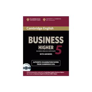 Cambridge English Business 5 Higher Self-study Pack