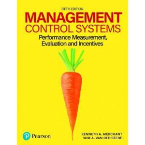 Management Control Systems. 5th edition