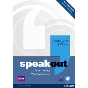 Speakout Intermediate.   Ćwiczenia z Kluczem + CD