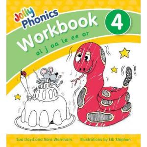 Jolly Phonics Workbook 4. In Precursive Letters. British English edition