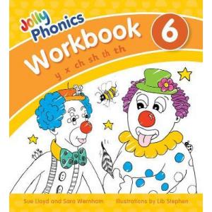 Jolly Phonics Workbook 6. In Precursive Letters. British English edition