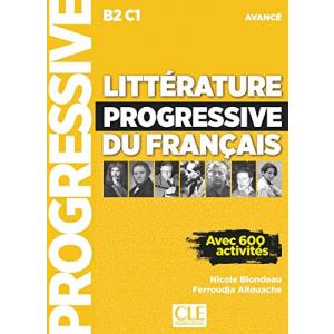 Litterature progressive niveau avance książka + CD audio avec 600 activites 2edition