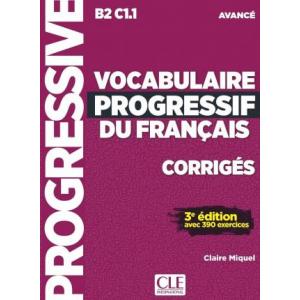 Vocabulaire Progressif du Francais Niveau Avance. 3e Edition. Klucz