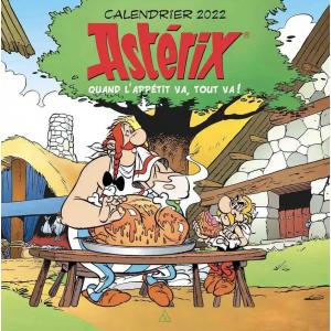 Calendrier mural 2022 - Asterix Quand l'appetit va, tout va  - Kalendarz ścienny Asterix 2022