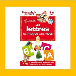 LF Puzzles Les lettres les images et les mots (puzzle do nauki alfabetu)