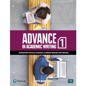 Advance in Academic Writing 1. Student Book with eText & My eLab (12 months)
