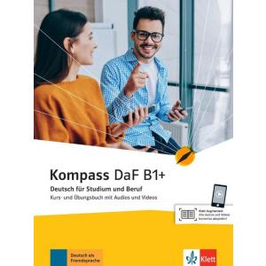 Kompass DaF B1+. Deutsch für Studium und Beruf. Podręcznik z ćwiczeniami + Audio + Video