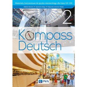 Kompass Deutsch 2. A1/A2. Język niemiecki. Klasy 7 - 8. Materiały ćwiczeniowe