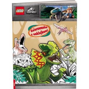 Lego Jurassic World. Kolorowanka z naklejkami
