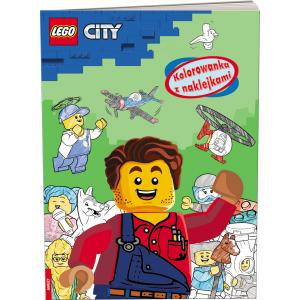 Lego® City. Kolrowanka z naklejkami