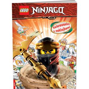 Lego Ninjago. Kolorowanka z naklejkami. Wydawnictwo Ameet