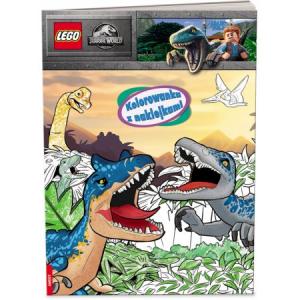 Lego Jurassic World. Kolorowanka z naklejkami. Wydawnictwo Ameet