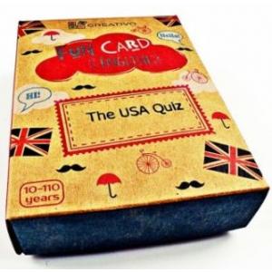 Karty językowe Angielski Fun Card English The USA quiz