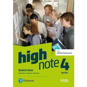 High Note 4. Student’s Book + kod (Digital Resources + Interactive eBook) Pack