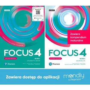 Focus 4. Komplet Podręcznik + Zeszyt ćwiczeń + dostęp Mondly