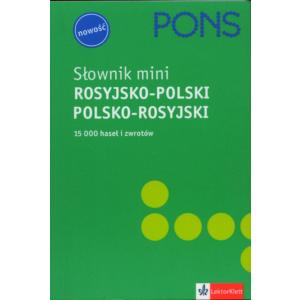 Słownik Mini Rosyjsko-Polski, Polsko-Rosyjski. Wydawnictwo Pons
