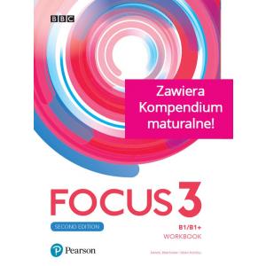 Focus Second Edition 3. Workbook + Kompendium maturalne + kod (Interactive Workbook)