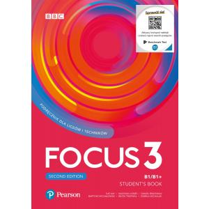 Focus Second Edition 3. Student’s Book + Benchmark + kod (Digital Resources + Interactive eBook) kod wklejony