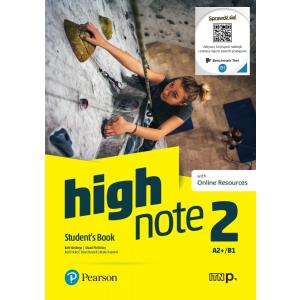 High Note 2. Student’s Book + Benchmark + kod (Digital Resources + Interactive eBook) kod wklejony
