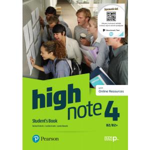 High Note 4. Student’s Book + Benchmark + kod (Digital Resources + Interactive eBook) kod wklejony