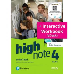 High Note 4. Student’s Book + Benchmark + kod (Interactive eBook + Interactive Workbook)