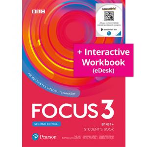 Focus Second Edition 3. Student’s Book + Benchmark + kod (Interactive eBook + Interactive Workbook)