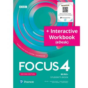 Focus Second Edition 4. Student’s Book + Benchmark + kod (Interactive eBook + Interactive Workbook)