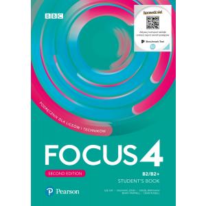Focus Second Edition 4. Student’s Book + Benchmark + kod (Digital Resources + Interactive eBook) Pack